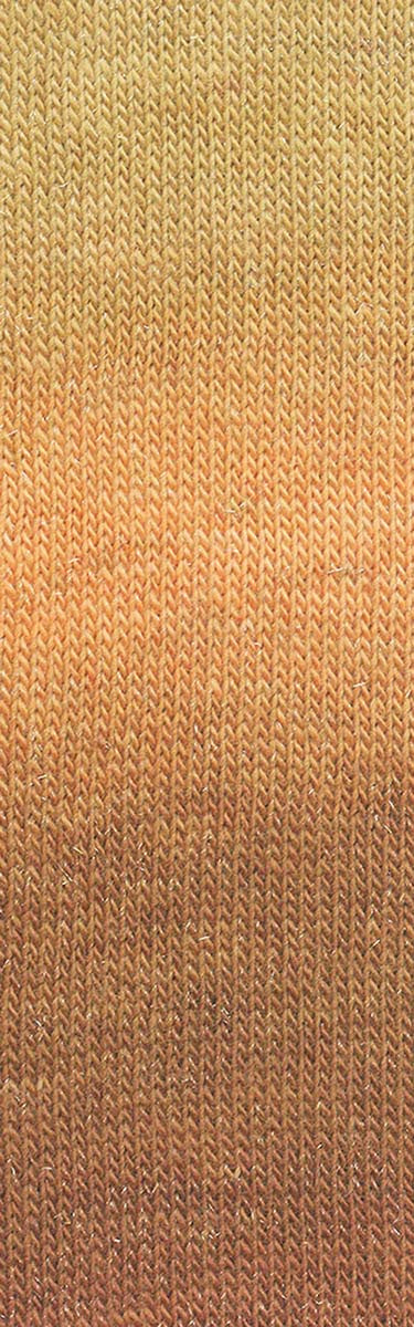 Lang Yarns Mille Colori socks & lace luxe | 859.0211 | Brick/orange/mustard yellow