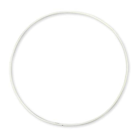 Metalen ring | Basic | Wit