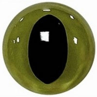 Veiligheidsoogjes | Poesjes | Groen gekleurd | 5 paar