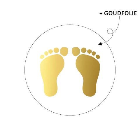 Stickers | Getekenddoorzusje | Ooievaar met ballonnen| 10 stuks