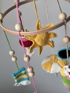 Haakpakket| FienCrochet | Mobiel Sunny seaside