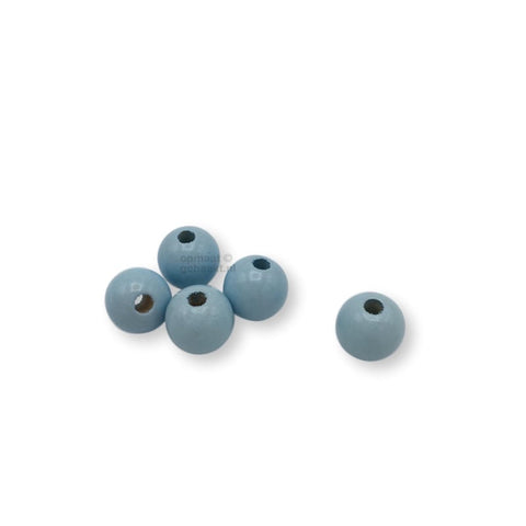 Gekleurde houten kraal | 12 mm | 10 stuks | Roze
