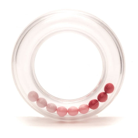 Rammelring met balletjes | Durable | Blauw
