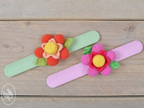 Gratis haakpatroon | Durable | Klaparmband Pretty Flower