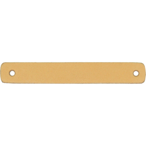 Durable | Leren label | 7 x 1 cm | 2 stuks | Blanco