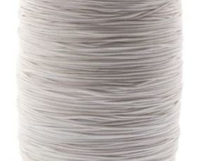 Waxkoord zwart | 1 mm | 10 meter