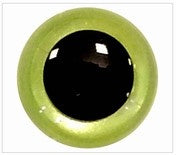 Veiligheidsoogjes | Rond | Blue pearl | 5 paar