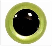 Veiligheidsoogjes | Poesjes | Green pearl gekleurd | 5 paar