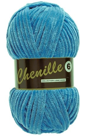 Lammy Yarns Chenille 6 | 011 Lichtblauw