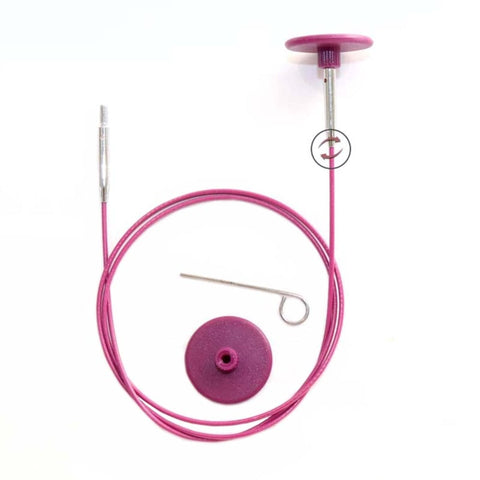 KnitPro Kabel 360 draaibaar| Swivel | 80 cm