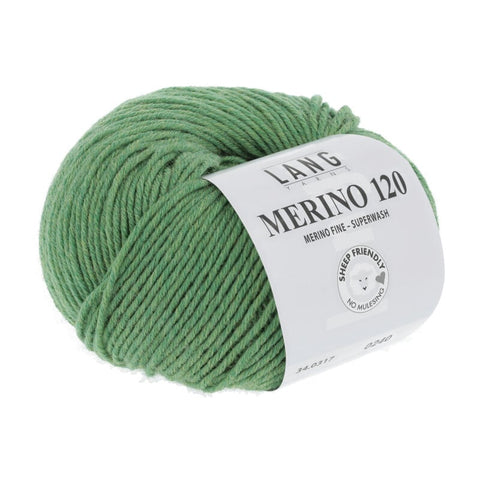 Lang Yarns Merino 120 | 34.0317 | Green mélange