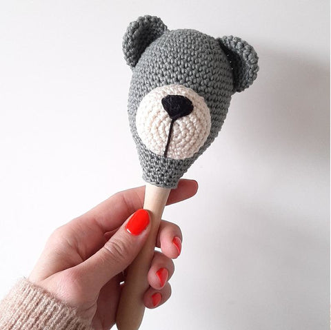 Houten sambabal | 20 cm | Durable | Geschikt voor Piekje-haakpatronen