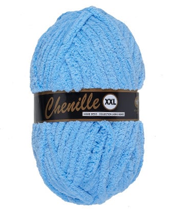 Lammy Yarns Chenille XXL | 040 Middelblauw