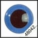 Veiligheidsoogjes | Rond | Blauw/groen pearl | 5 paar