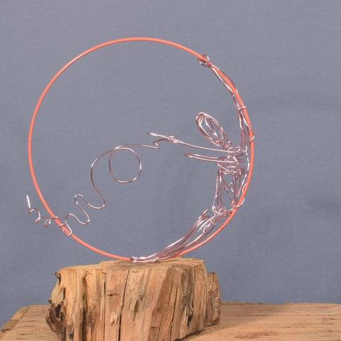 Metalen ring | 25 cm | Oranje