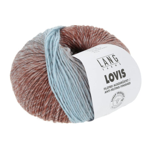 Lang Yarns Lovis | 1119.0003 | Turquoise/brick