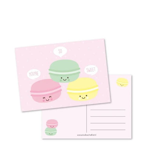 Stickers | Macarons | Studio Schatkist | 5 stuks