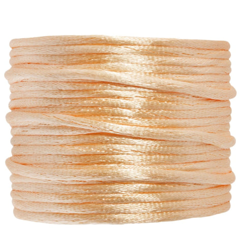 Satijnkoord peach | 2 mm | 5 meter