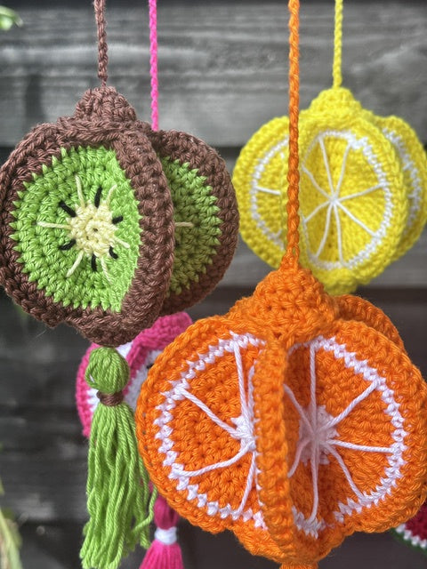 Haakpakket| FienCrochet | Fruitmobiel Slices of Summer