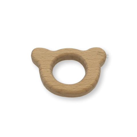 Houten bijtring Uiltje