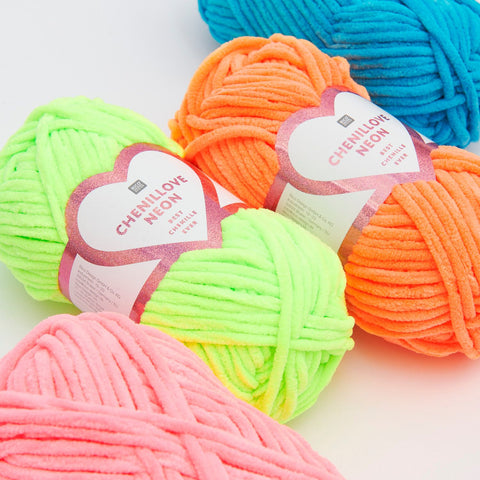 Rico Creative Chenillove Neon 002 Pink