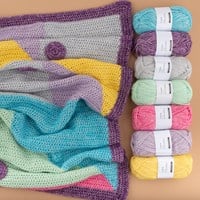 Haakpakket | Yarn and Colors | Mosaic Window Blanket