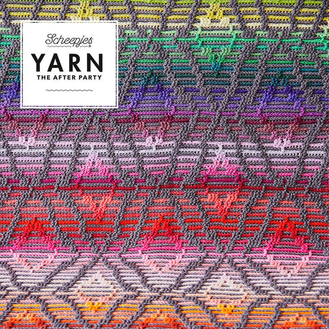 Haakpatroon Diamond Sofa Runner | Scheepjes YARN The After Party nr. 47 | Afgedrukt exemplaar