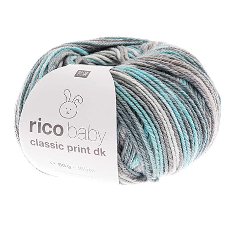 Rico Baby Classic Print dk 004 Blue - Grey mix 004