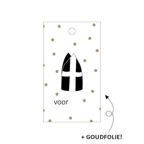 Cadeaulabel | Sinterklaas | 5 stuks | Voor...