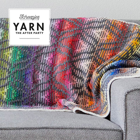 Haakpatroon Diamond Sofa Runner | Scheepjes YARN The After Party nr. 47 | Afgedrukt exemplaar