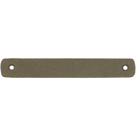 Durable | Leren label | 7 x 1 cm | 2 stuks | Blanco