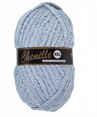 Lammy Yarns Chenille XXL | 003 Lichtgrijs