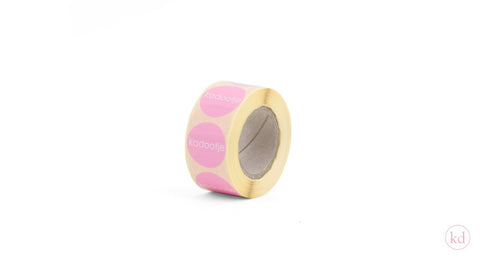 Stickers | Kadootje | Babyroze | 10 stuks