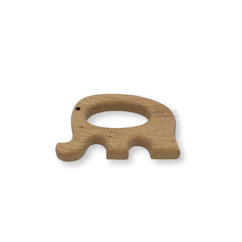 Houten bijtring Olifantje