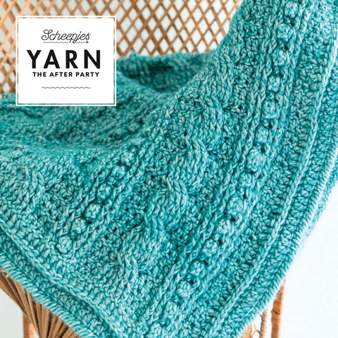 Haakpatroon Popcorn & Cables blanket | Scheepjes YARN The After Party nr. 24 | Afgedrukt exemplaar