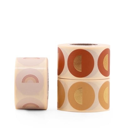 Stickers | Regenboog | Roze | 10 stuks