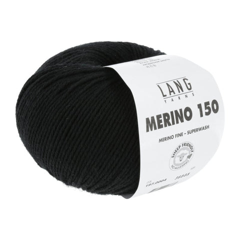 Lang Yarns Merino 150 | 197.0004 | Black