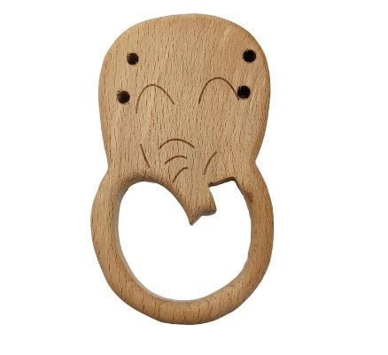 Houten bijtring Konijn | Haak zelf mooie oortjes!