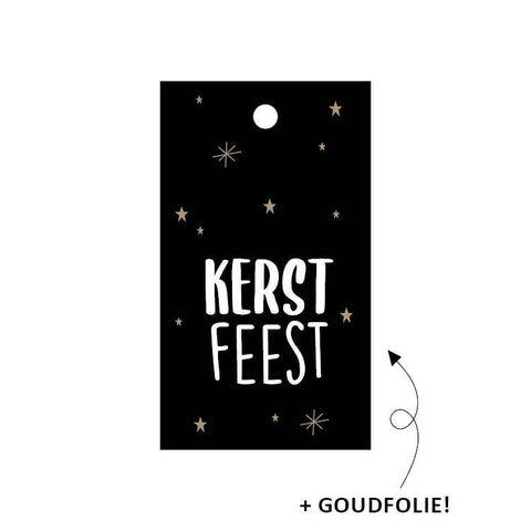 Cadeaulabel | 5 stuks | Kerstfeest