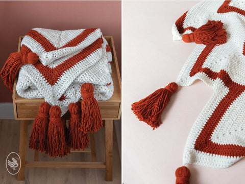 Gratis haakpatroon | Durable | Aztec Afghan