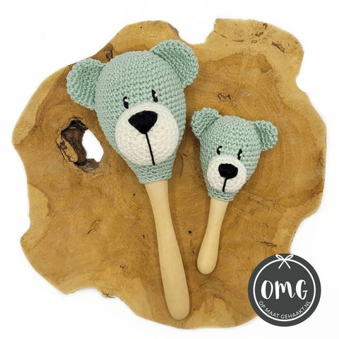 Houten sambabal | 12 cm | Durable | Geschikt voor de MINI Piekje-haakpatronen