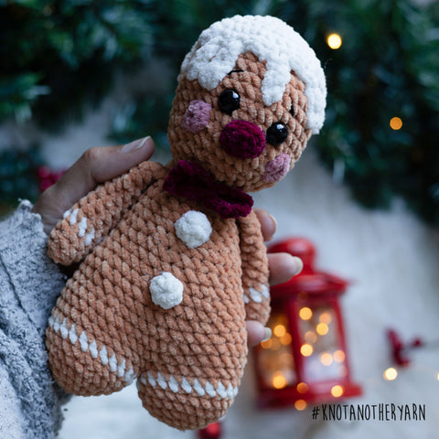 Garenpakket | Knotanotheryarn | Velvet Peperkoekmannetje
