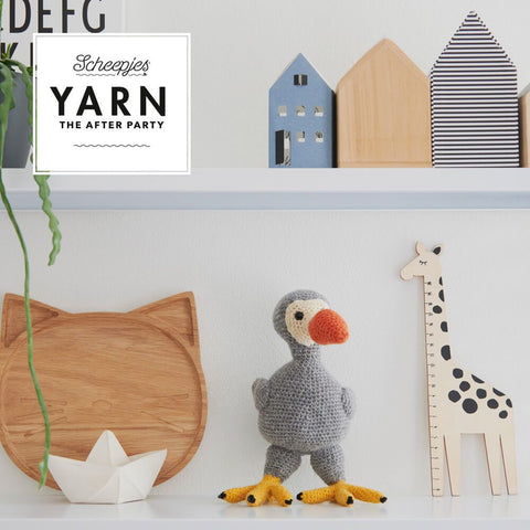 Haakpatroon Finn the Dodo | Scheepjes YARN The After Party nr. 64 | Afgedrukt exemplaar