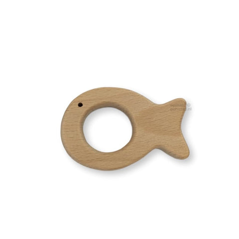Houten bijtring Vogeltje