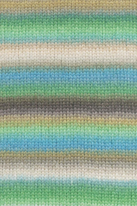 Lang Yarns Cloud | 1077.0016 | Green/turquoise/brass