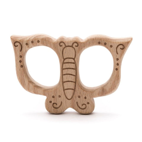 Houten bijtring Vlinder | Durable