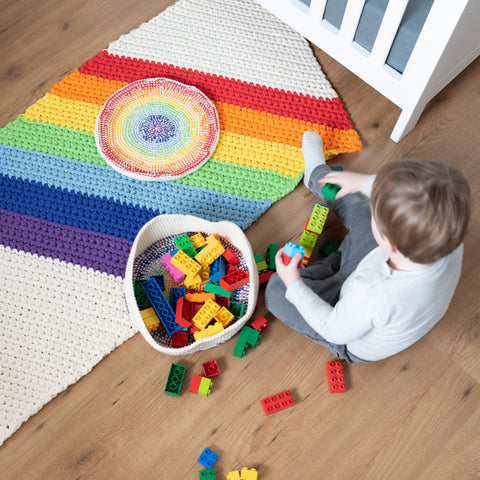 Haakpakket | Yarn and Colors | Rainbow Basket