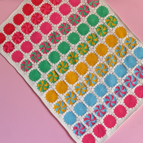 Haakpakket | Yarn and Colors | Circles and Spirals Blanket