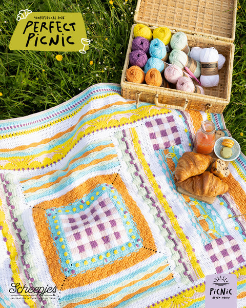 Haakpakket | CAL Scheepjes 2026 | Perfect Picnic 6 kleurstellingen