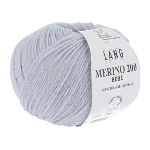 Lang Yarns Merino 200 BEBE | 71.0324 | Perl grey